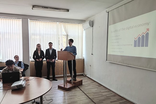 KRSU hosted an inter-university student conference «World Economic Recovery from the COVID-19 Pandemic. Challenges and trends»
